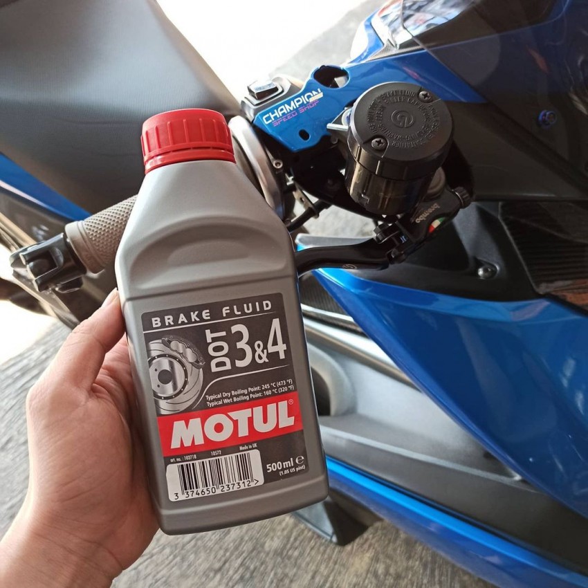 Гальмівна рідина для мотоциклів MOTUL DOT 3&4 0.5 літри